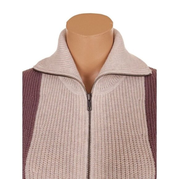 Madewell Glenbrook Half-Zip Colorblock Pullover Sweater Merino Wool Size XS NWT - Picture 6 of 11